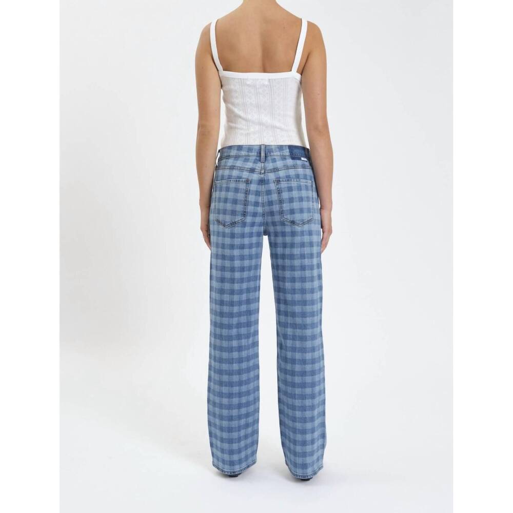 NEW DAZE 1999 vintage-inspired jeans in denim check - Picture 3 of 4